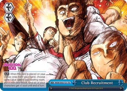 Club Recruitment (Blue) (MOB/SX02-T21 TD) - Mob Psycho 100