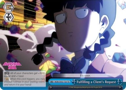 Fulfilling a Client's Request (MOB/SX02-T20 TD) - Mob Psycho 100