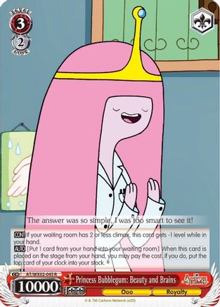 Princess Bubblegum: Beauty and Brains (AT/WX02-045 R) - Adventure Time
