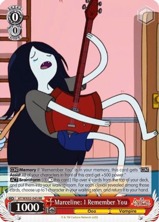 Marceline: I Remember You (AT/WX02-043 RR) - Adventure Time