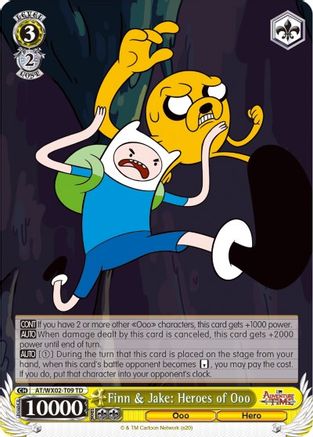 Finn & Jake: Heroes of Ooo (AT/WX02-T09 TD) - Adventure Time