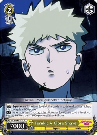 Teruki: A Close Shave (MOB/SX02-012 C) - Mob Psycho 100