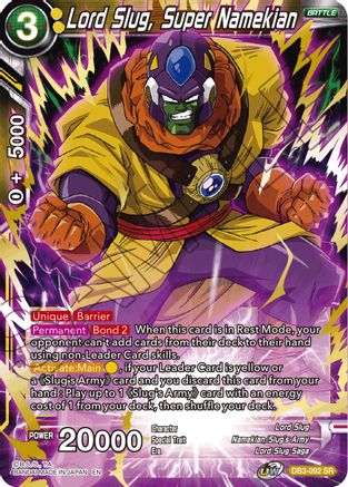 Lord Slug, Super Namekian (DB3-092) - Draft Box 06  Giant Force