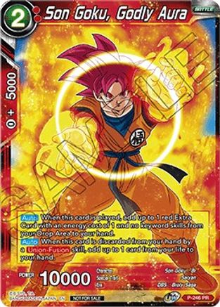 Son Goku, Godly Aura (P-246) - Promotion Cards Foil