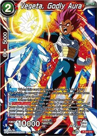 Vegeta, Godly Aura (P-247) - Promotion Cards