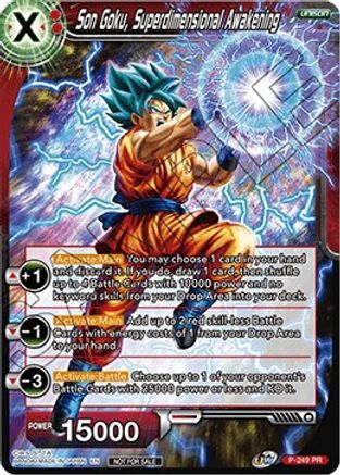 Son Goku, Superdimensional Awakening (P-249) - Promotion Cards