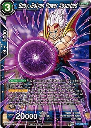 Baby, Saiyan Power Absorbed (P-252) - Promotion Cards Foil