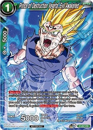 Prince of Destruction Vegeta, Evil Awakened (P-257) - Promotion Cards Foil