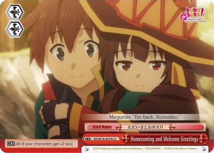 Homecoming and Welcome Greetings (KS/W76-E074 CC) - KonoSuba The Movie: Legend of Crimson