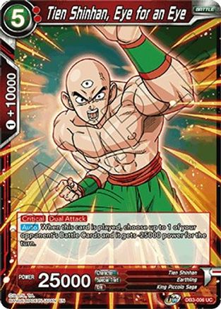 Tien Shinhan, Eye for an Eye (DB3-006) - Draft Box 06  Giant Force