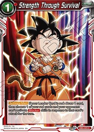 Strength Through Survival (DB3-023) - Draft Box 06  Giant Force
