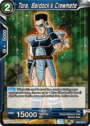 Tora, Bardock's Crewmate (DB3-034) - Draft Box 06  Giant Force