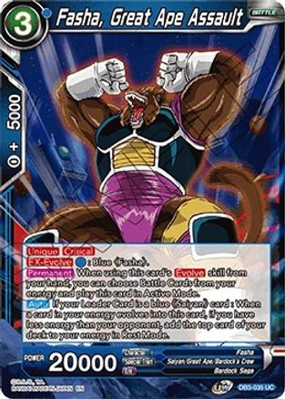 Fasha, Great Ape Assault (DB3-035) - Draft Box 06  Giant Force