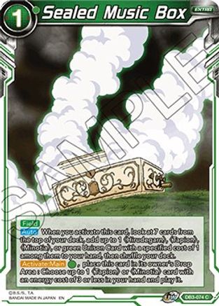 Sealed Music Box (DB3-074) - Draft Box 06  Giant Force