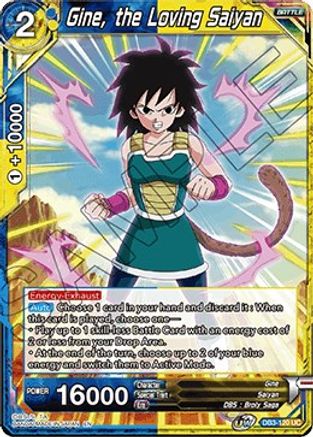 Gine, the Loving Saiyan (DB3-120) - Draft Box 06  Giant Force