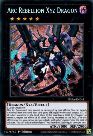 Arc Rebellion Xyz Dragon (PHRA-EN041) - Phantom Rage 1st Edition