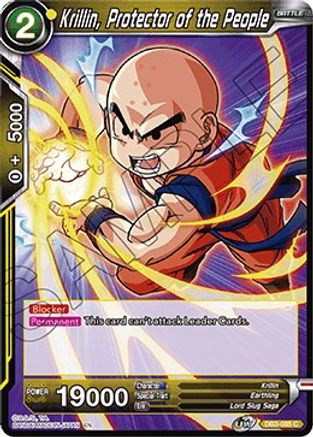 Krillin, Protector of the People (DB3-085) - Draft Box 06  Giant Force