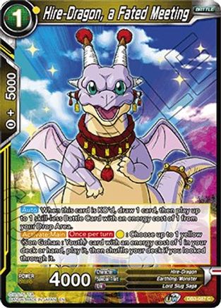 Hire-Dragon, a Fated Meeting (DB3-087) - Draft Box 06  Giant Force