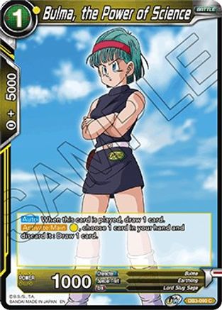 Bulma, the Power of Science (DB3-090) - Draft Box 06  Giant Force