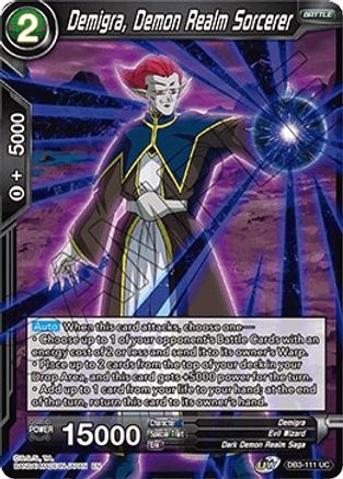 Demigra, Demon Realm Sorcerer (DB3-111) - Draft Box 06  Giant Force