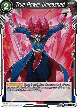 True Power Unleashed (DB3-113) - Draft Box 06  Giant Force