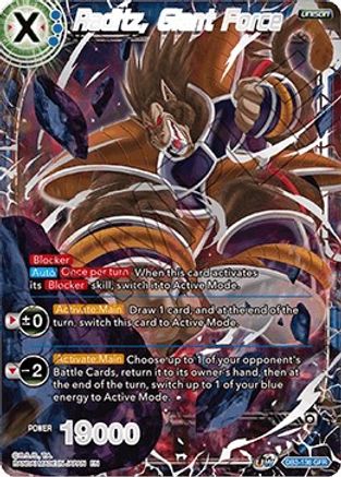Raditz, Giant Force (DB3-136) - Draft Box 06  Giant Force