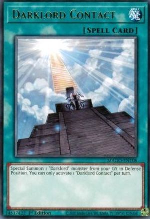 Darklord Contact (MAGO-EN108) - Maximum Gold 1st Edition