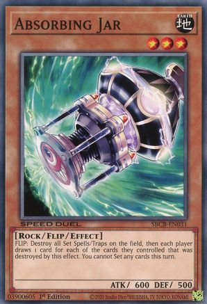Absorbing Jar (SBCB-EN031) - Speed Duel: Battle City Box 1st Edition