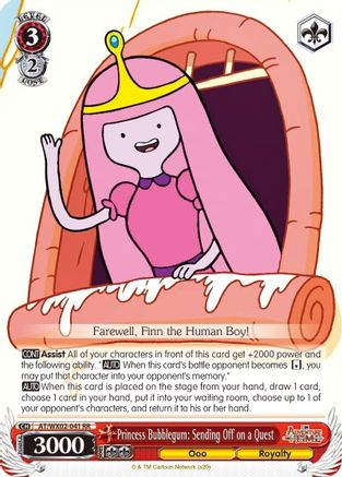 Princess Bubblegum: Sending Off on a Quest (AT/WX02-041 RR) - Adventure Time