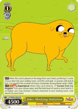 Jake: Mocking Imitation (SR) (AT/WX02-005S SR) - Adventure Time