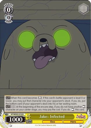Jake: Infected (AT/WX02-010 R) - Adventure Time