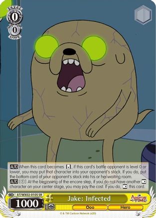 Jake: Infected (SR) (AT/WX02-010S SR) - Adventure Time