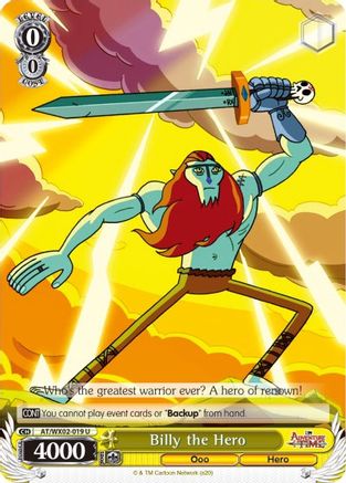 Billy the Hero (AT/WX02-019 U) - Adventure Time