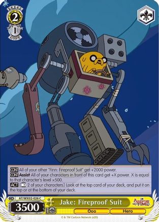 Jake: Fireproof Suit (AT/WX02-026 C) - Adventure Time