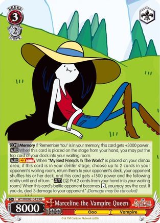 Marceline the Vampire Queen (AT/WX02-042 RR) - Adventure Time