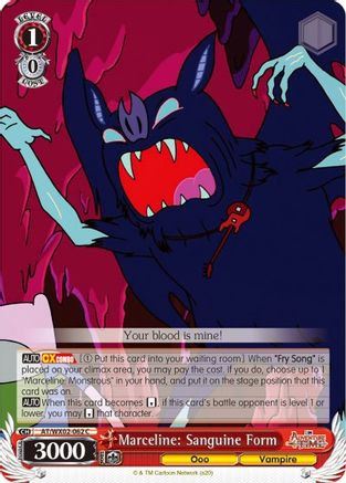 Marceline: Sanguine Form (AT/WX02-062 C) - Adventure Time