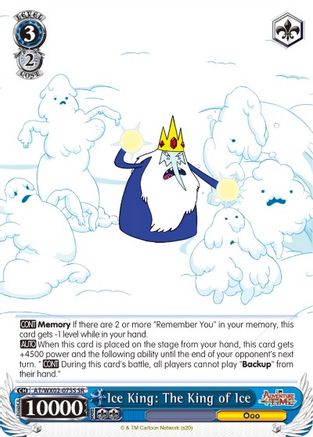 Ice King: The King of Ice (SR) (AT/WX02-075S SR) - Adventure Time