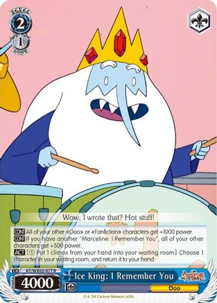 Ice King: I Remember You (AT/WX02-077 R) - Adventure Time