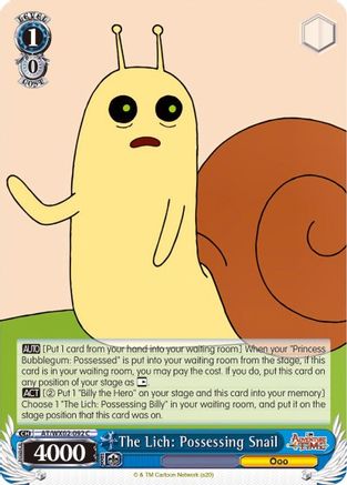 The Lich: Possessing Snail (AT/WX02-092 C) - Adventure Time