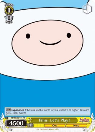 Finn: Let's Play! (AT/WX02-101 PR) - Adventure Time