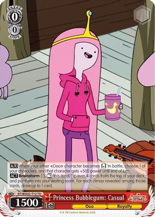Princess Bubblegum: Casual (AT/WX02-T12 TD) - Adventure Time
