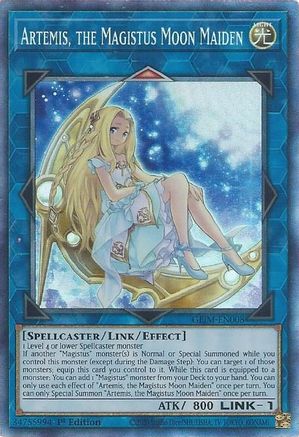 Artemis, the Magistus Moon Maiden (CR) (GEIM-EN008) - Genesis Impact 1st Edition