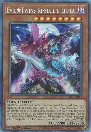 Evil Twins Ki-sikil & Lil-la (CR) (GEIM-EN017) - Genesis Impact 1st Edition