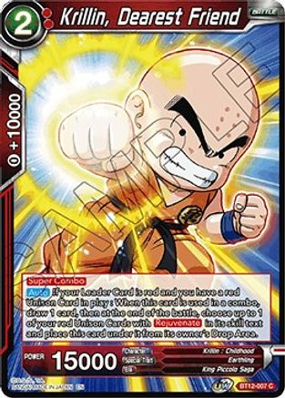 Krillin, Dearest Friend (BT12-007) - Vicious Rejuvenation Foil