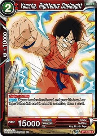 Yamcha, Righteous Onslaught (BT12-008) - Vicious Rejuvenation
