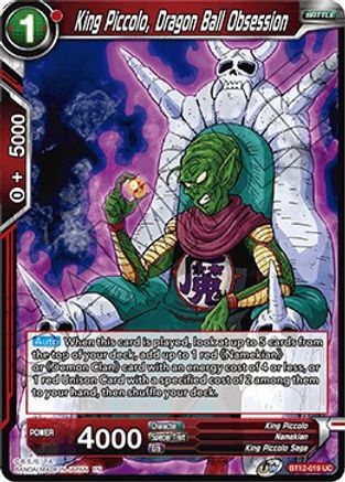 King Piccolo, Dragon Ball Obsession (BT12-019) - Vicious Rejuvenation