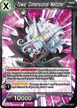 Towa, Dimensional Meddler (BT12-126) - Vicious Rejuvenation Foil