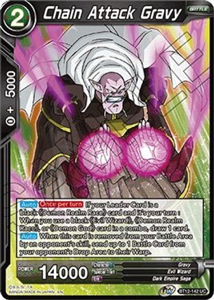 Chain Attack Gravy (BT12-142) - Vicious Rejuvenation Foil