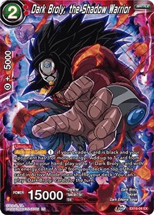 Dark Broly, the Shadow Warrior (EX16-04) - Expansion Deck Box Set 16 Ultimate Deck