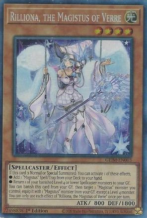 Rilliona, the Magistus of Verre (CR) (GEIM-EN003) - Genesis Impact 1st Edition